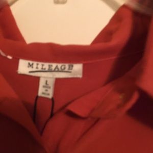 Orange rust color blouse